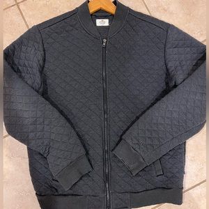 Marine Layer quilted zip front jacket